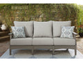 Visola Gray Outdoor Sofa w/ Cushion