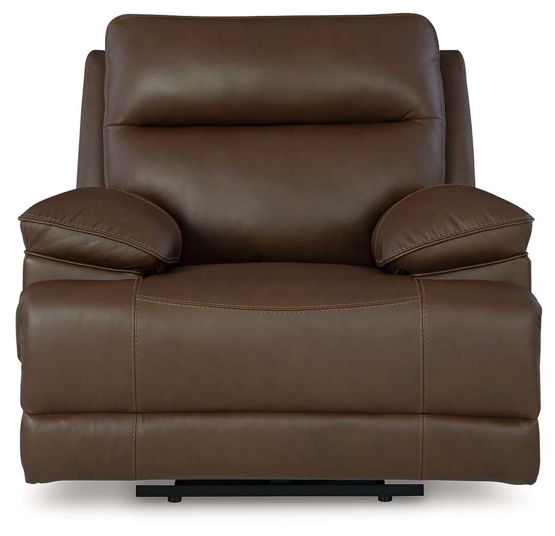 VonRyan Tobacco Power Recliner