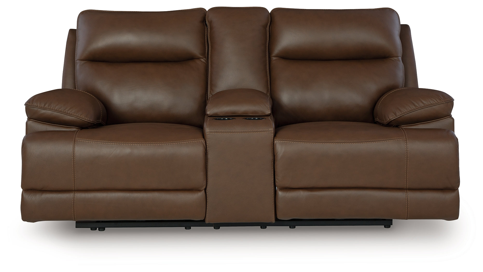 VonRyan Tobacco Power Reclining Loveseat