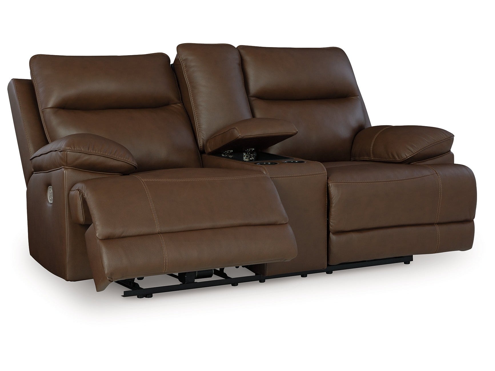 VonRyan Tobacco Power Reclining Loveseat
