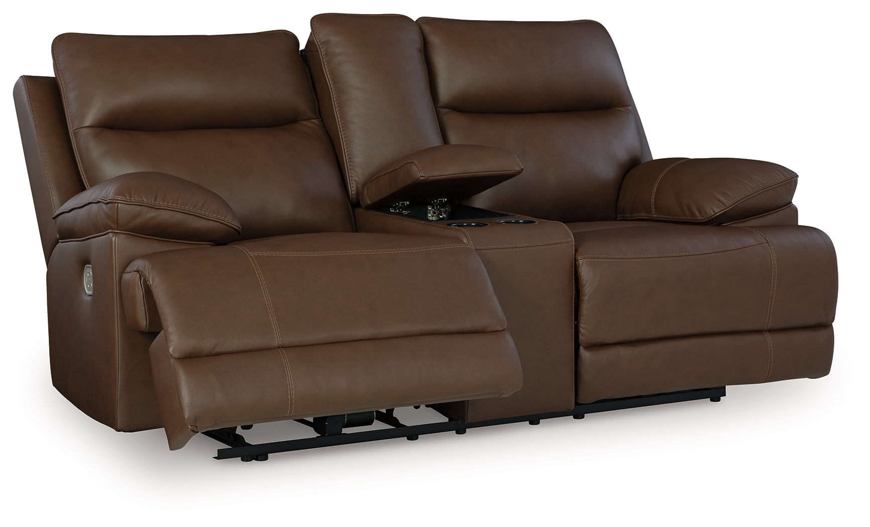 VonRyan Tobacco Power Reclining Sofa & Loveseat & Recliner