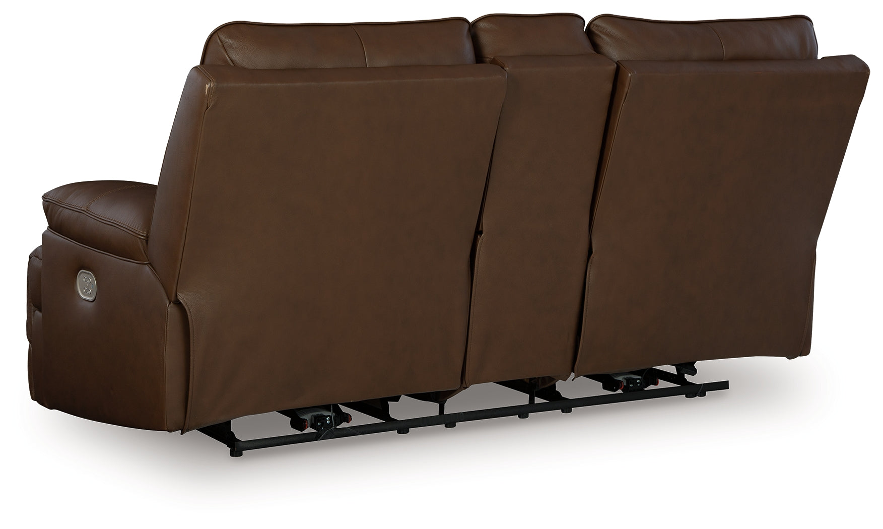 VonRyan Tobacco Power Reclining Sofa and Loveseat