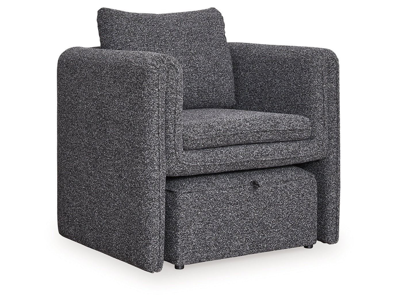 Vreni Charcoal/Black Accent Chair