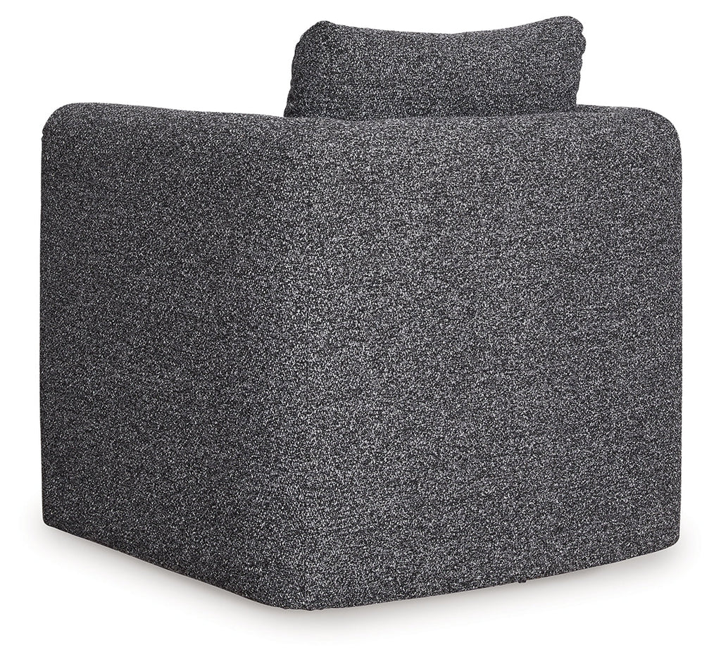 Vreni Charcoal/Black Accent Chair