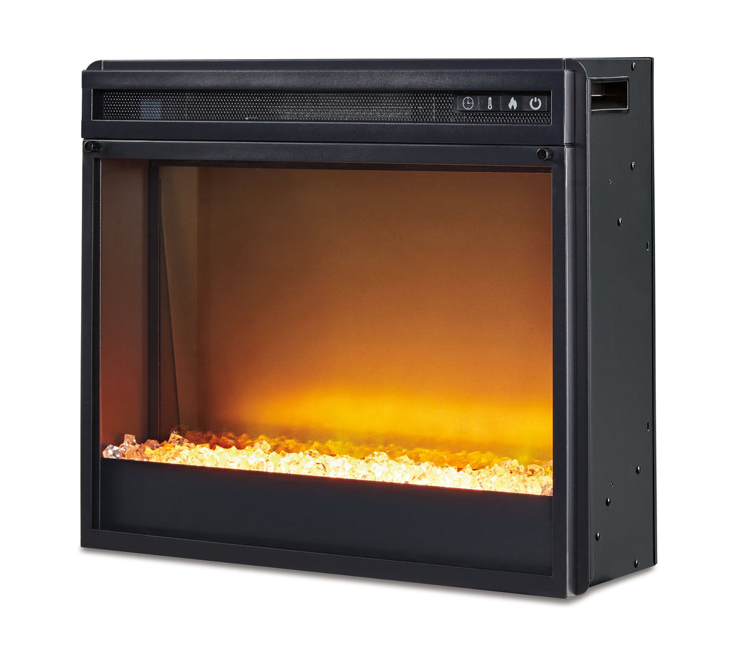 Electric Infrared Fireplace Insert 22", Black