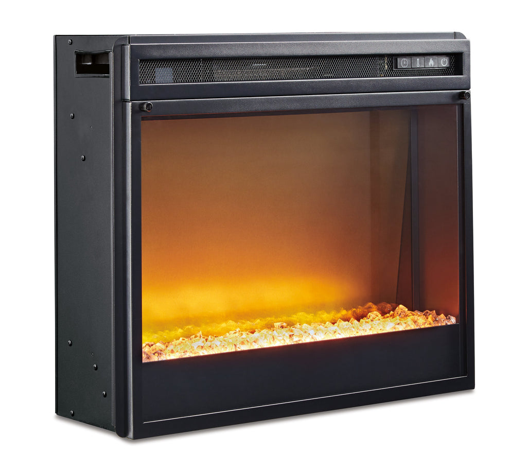 Electric Infrared Fireplace Insert 22", Black