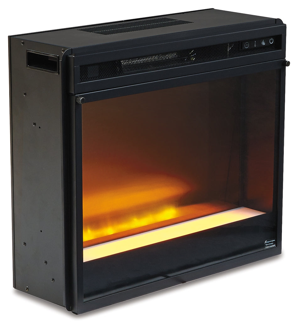 Electric Infrared Fireplace Insert 22", Black