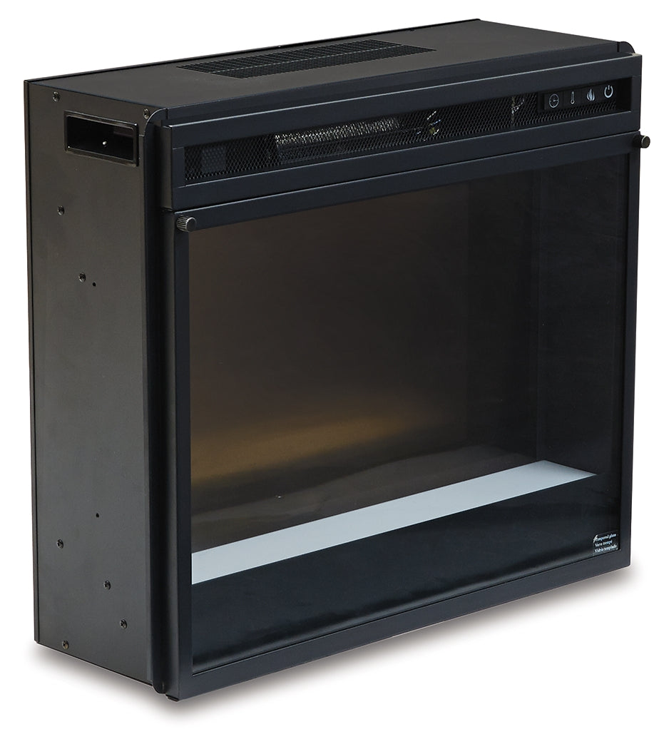 Electric Infrared Fireplace Insert 22", Black