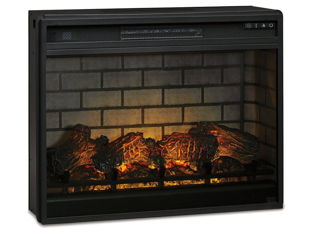 Electric Infrared Fireplace Insert / 31", Black