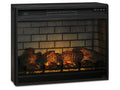 Electric Infrared Fireplace Insert / 31", Black