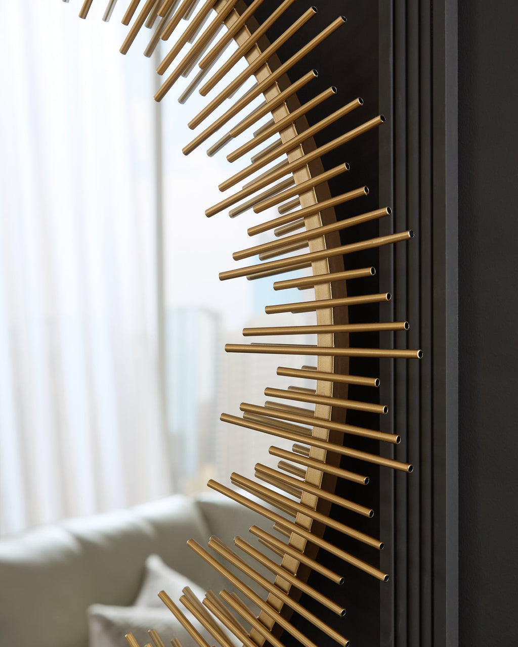 Wainport Gold Accent Mirror