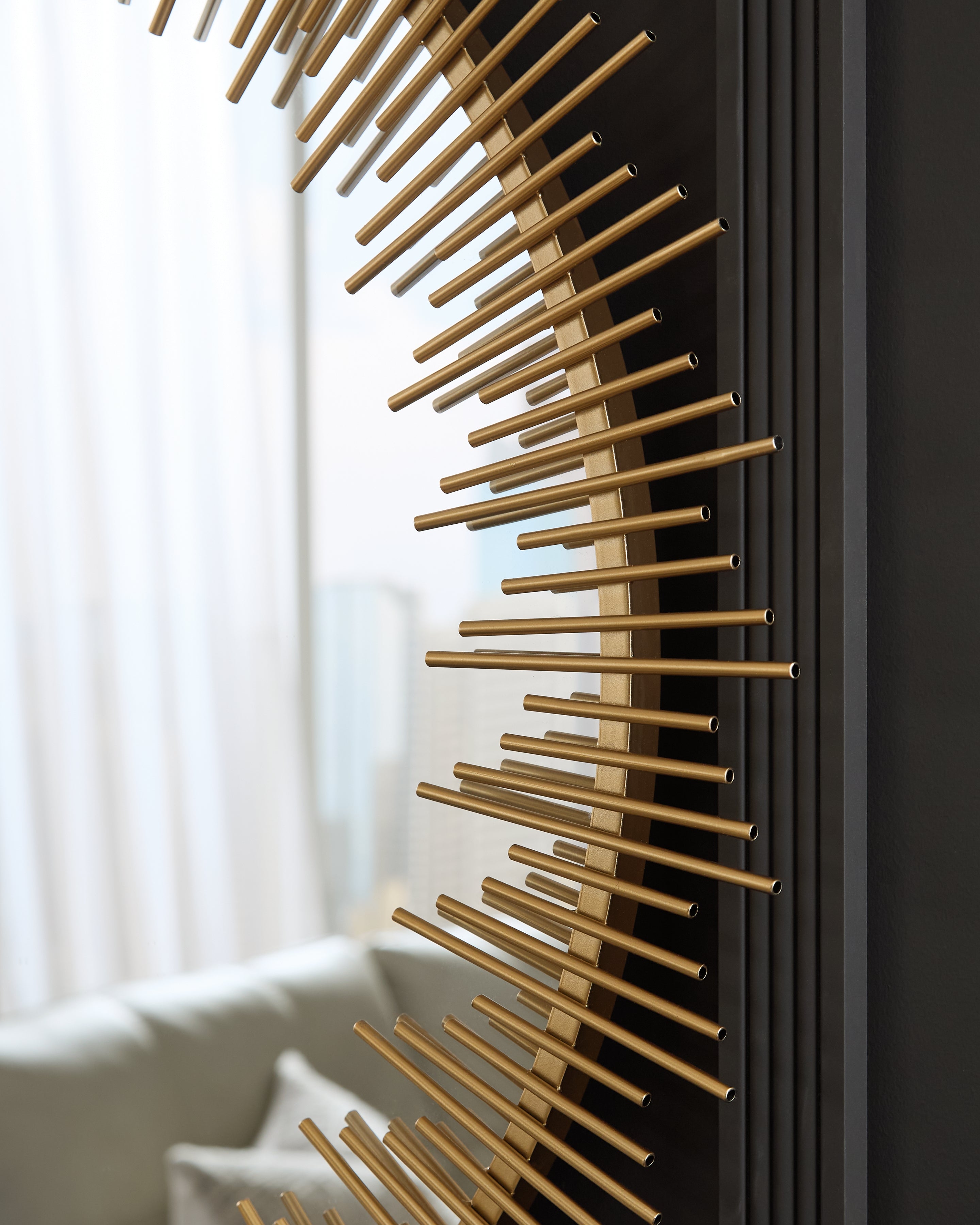 Wainport Gold Accent Mirror