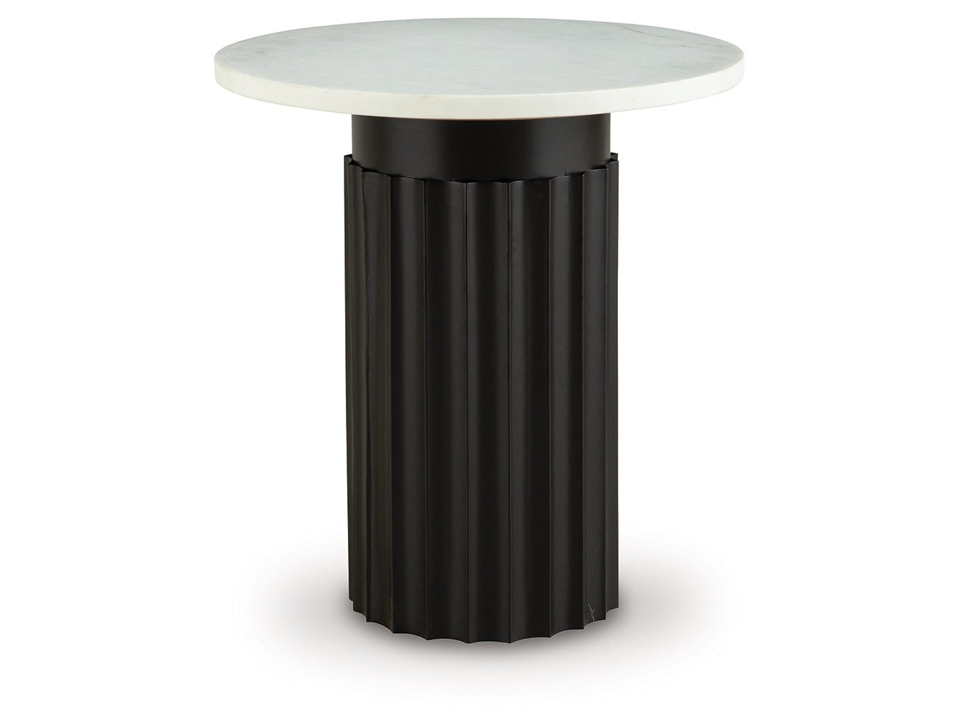 Wainstone Black/White Accent Table
