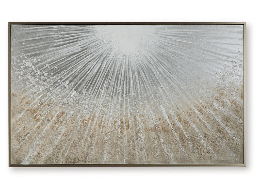 Waldard Gray/Taupe/White Wall Art