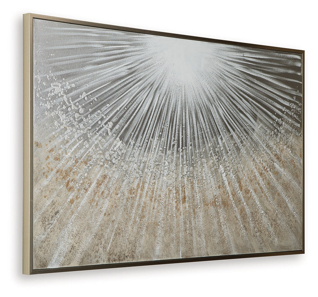 Waldard Gray/Taupe/White Wall Art