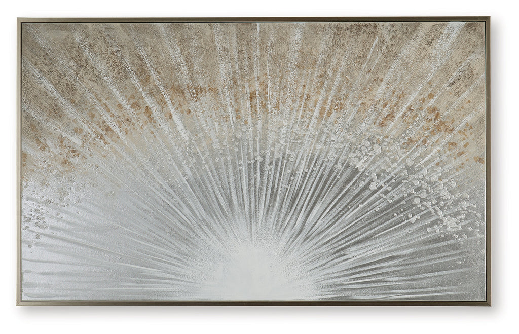 Waldard Gray/Taupe/White Wall Art
