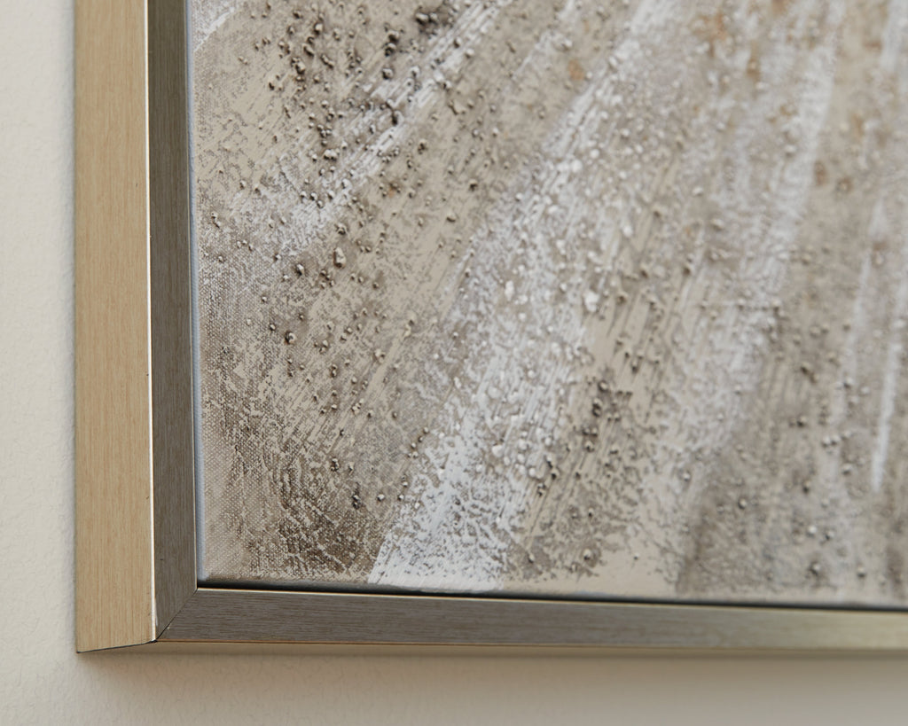 Waldard Gray/Taupe/White Wall Art