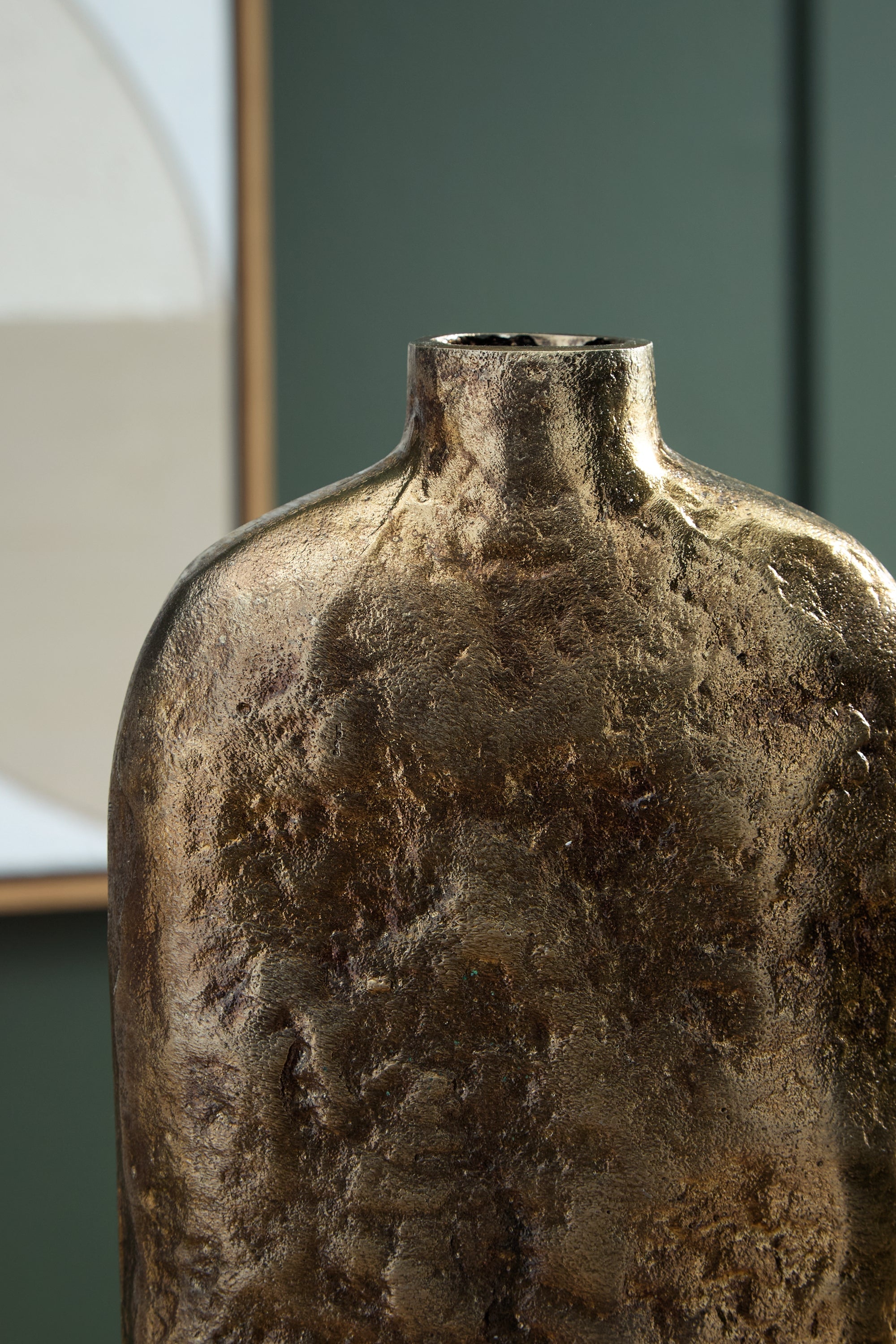 Wallmond Antique Brass Vase (13''H)