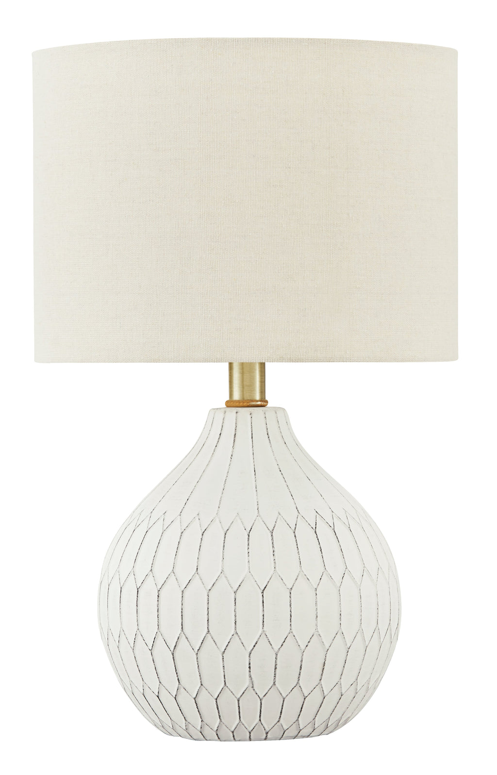 Wardmont White Table Lamp (Set of 2)