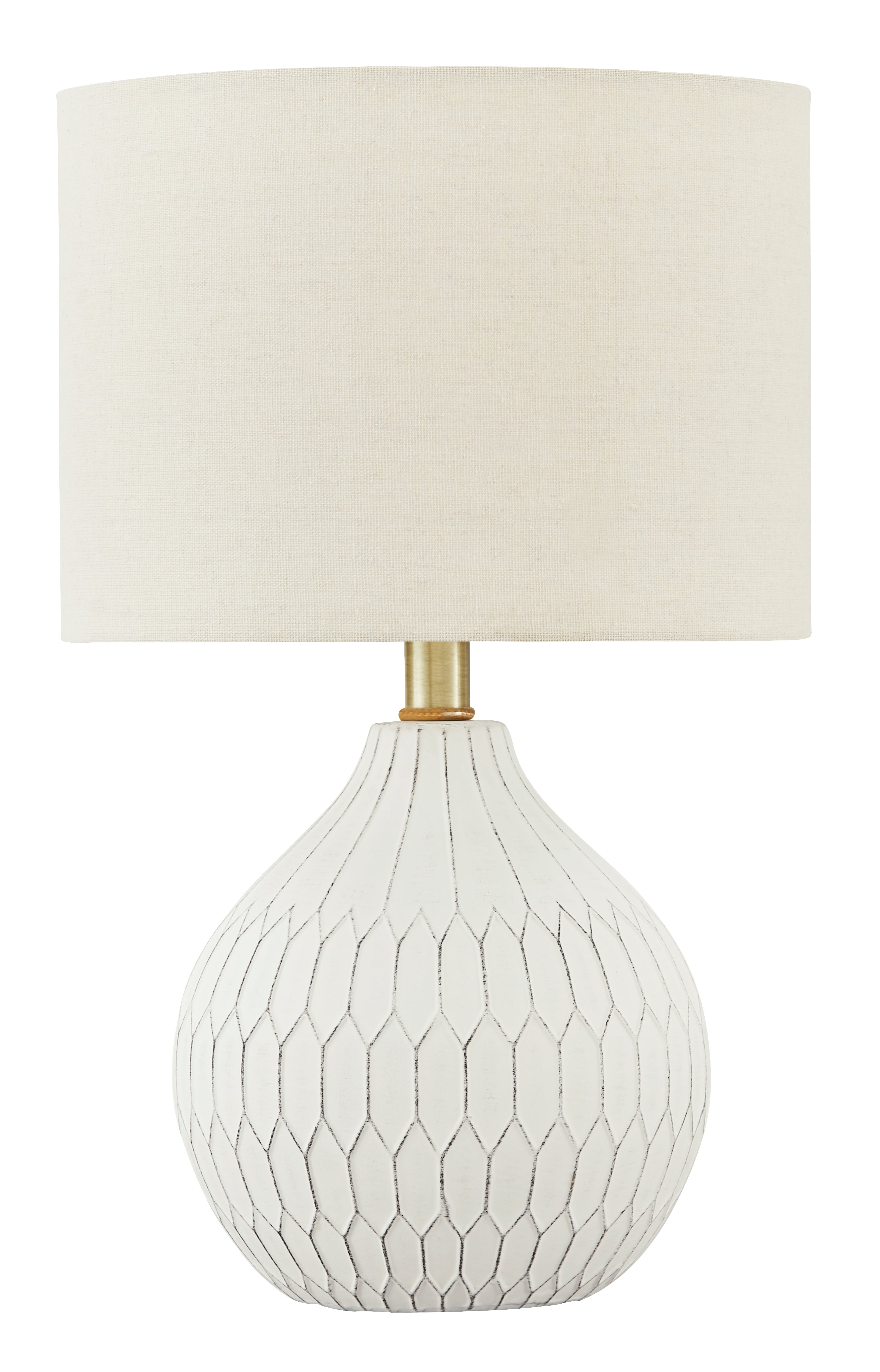 Wardmont White Table Lamp (Set of 2)