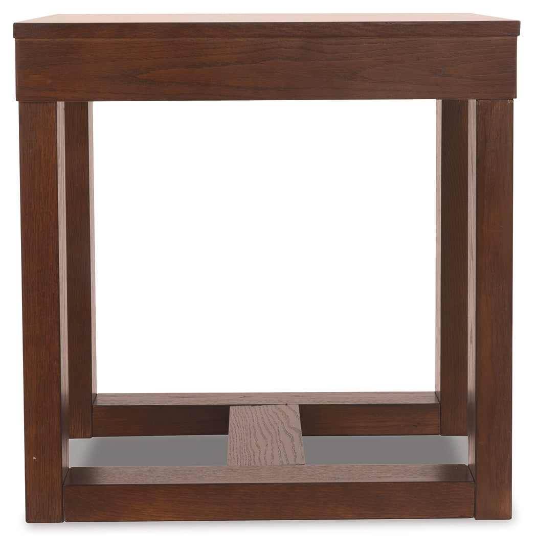 Watson Dark Brown Coffee Table & 2 End Tables w/Console