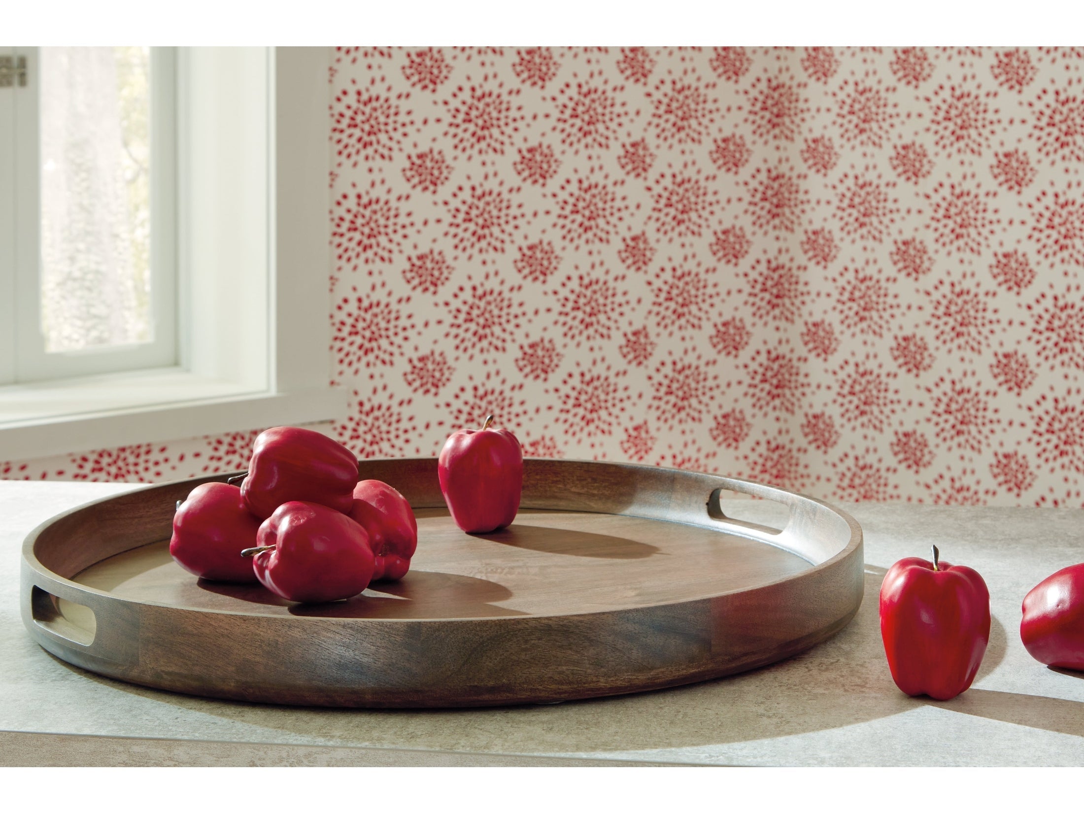 Webbworth Gray Brown Tray