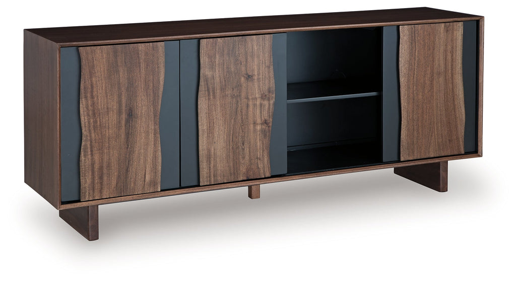 Welby Brown/Charcoal Accent Cabinet