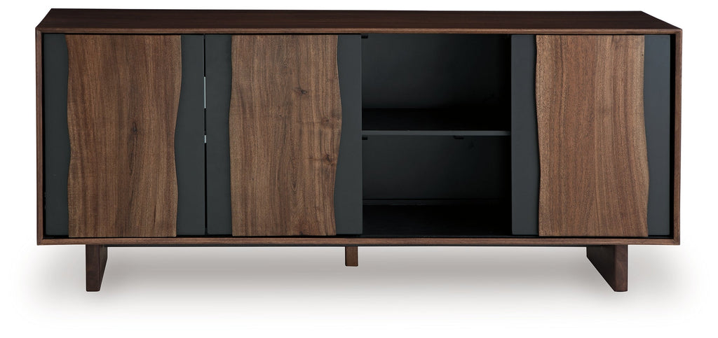 Welby Brown/Charcoal Accent Cabinet