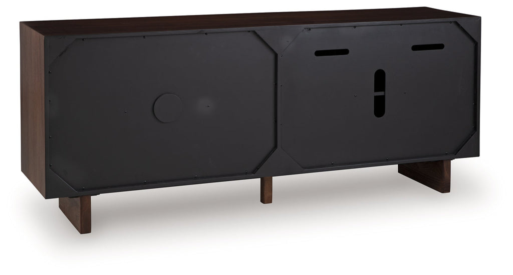Welby Brown/Charcoal Accent Cabinet