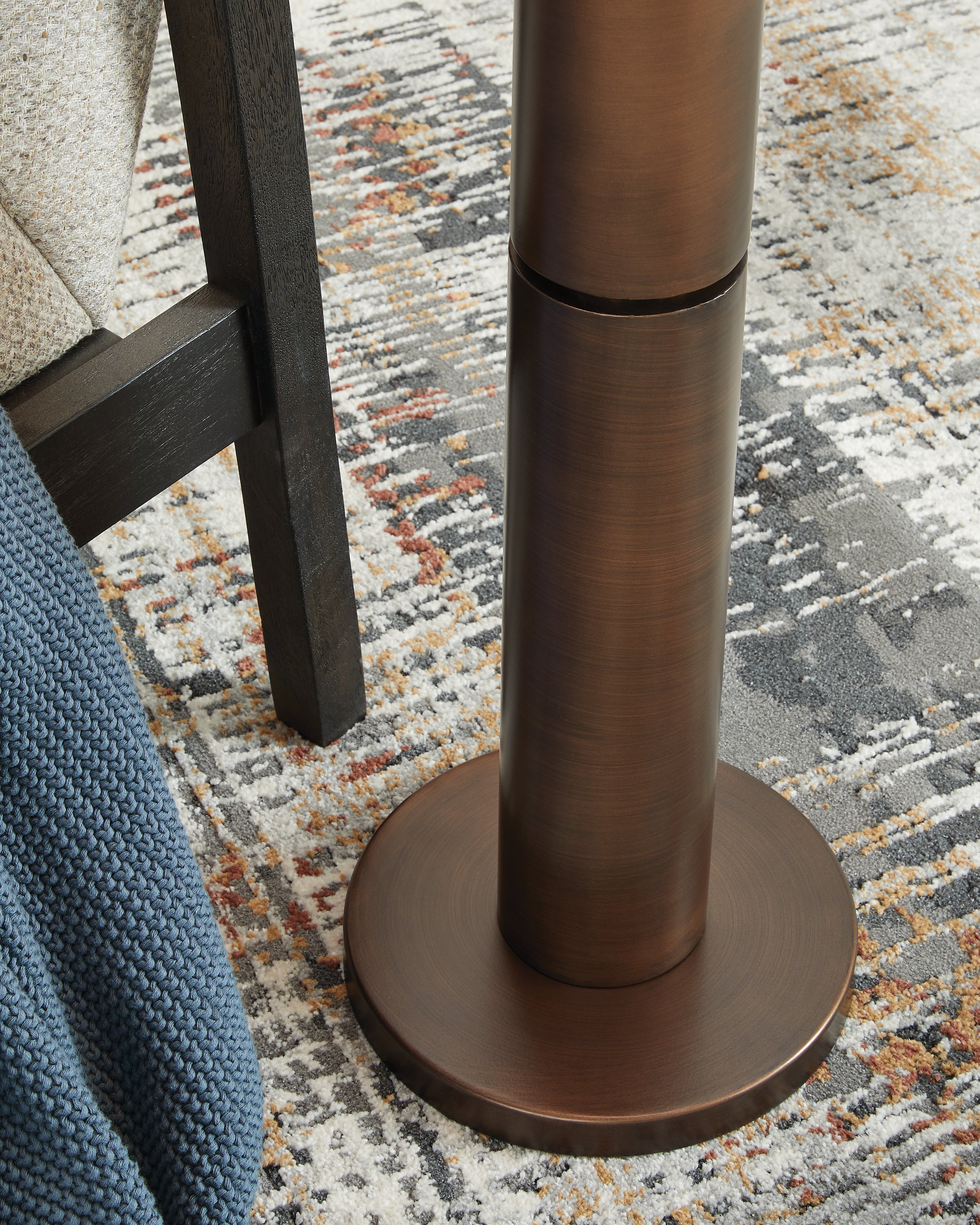 Wendfield Antique Copper Finish Floor Lamp