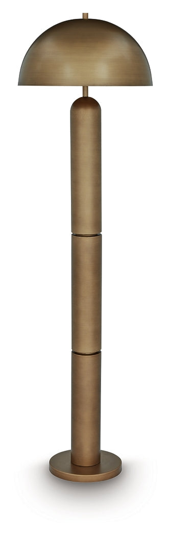 Wendfield Antique Gold Floor Lamp
