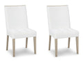 Wendora Bisque & White Dining Room Chair (Set of 2)