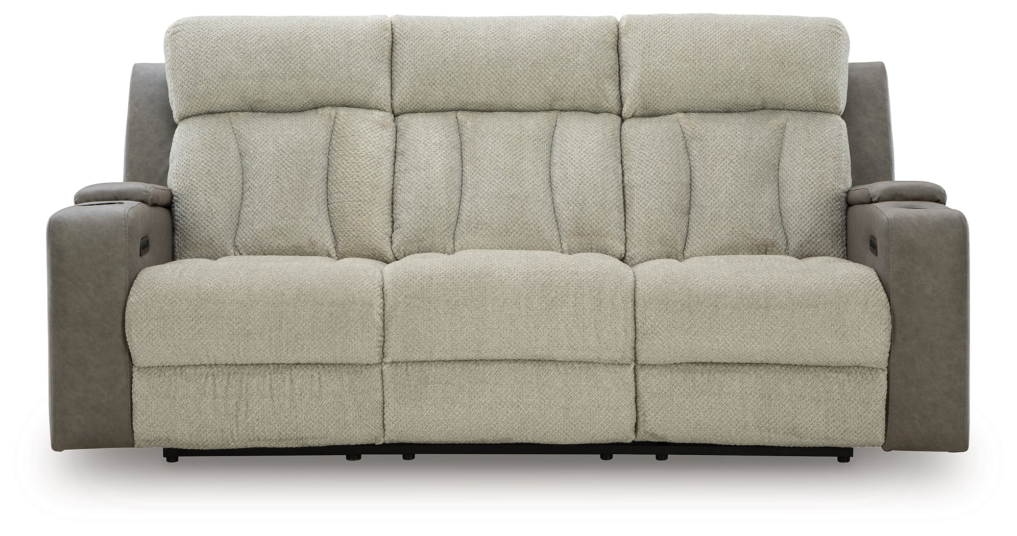 WhipLash Sisal Power Reclining Sofa and Loveseat