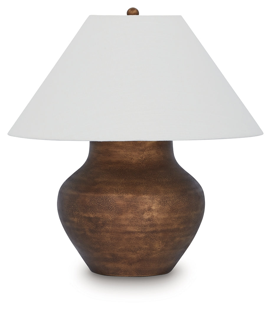 Whitham Antique Copper Table Lamp