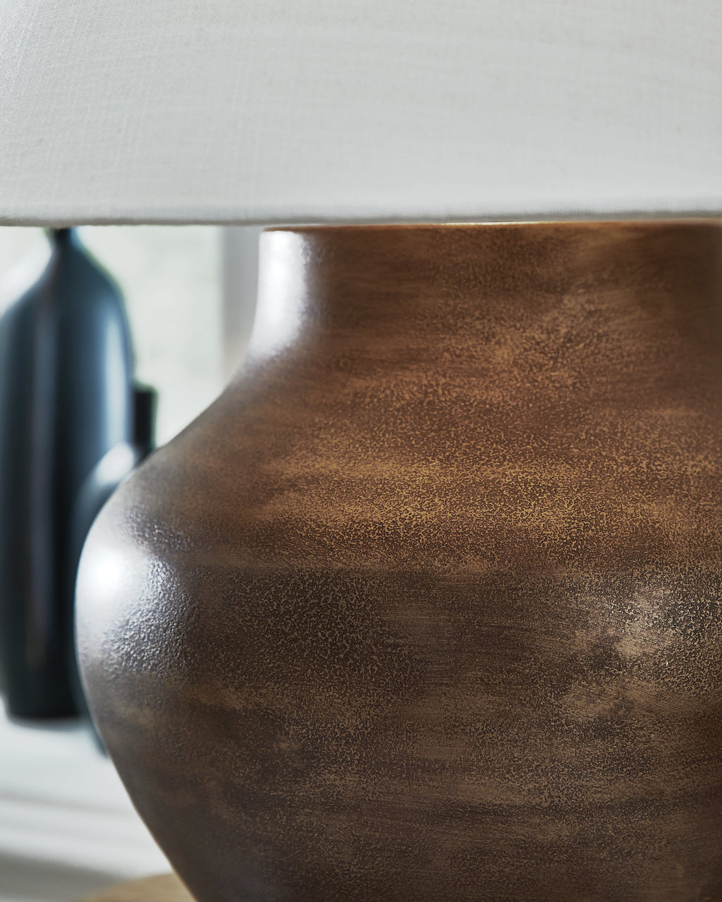 Whitham Antique Copper Table Lamp