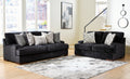 Whitmore Manor Black Pearl Sofa and Loveseat