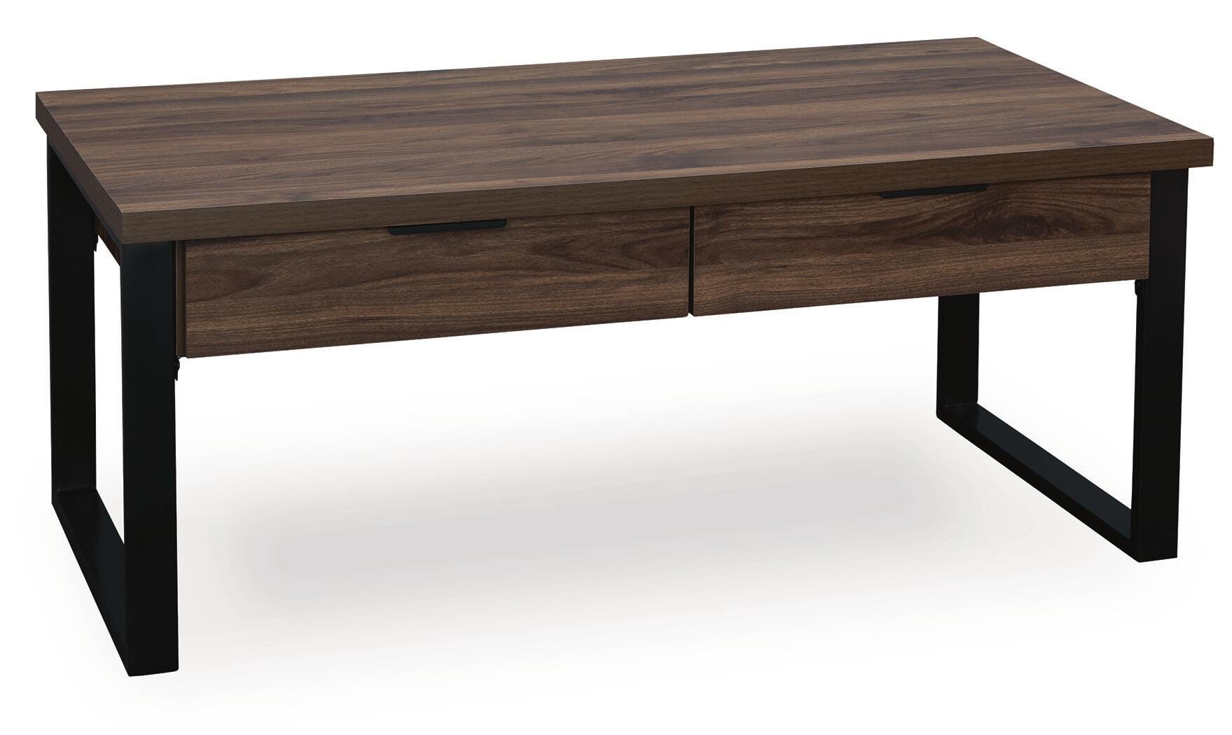 Wickman Falls Dark Brown Coffee Table