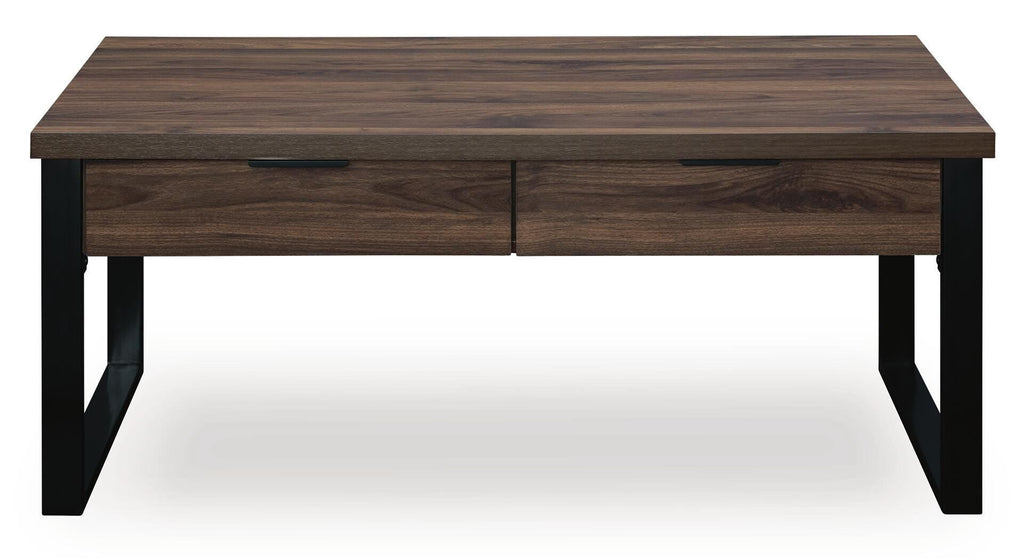 Wickman Falls Dark Brown Coffee Table