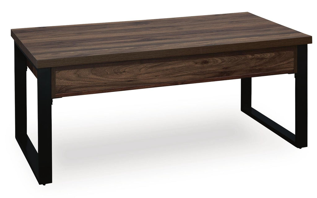Wickman Falls Dark Brown Coffee Table