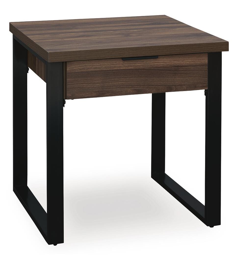 Wickman Falls Dark Brown End Table