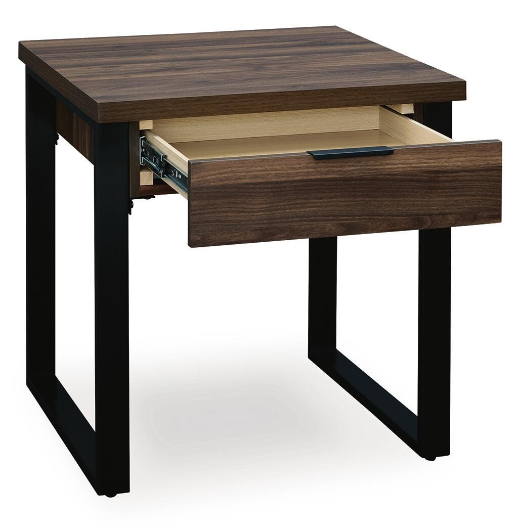 Wickman Falls Dark Brown End Table