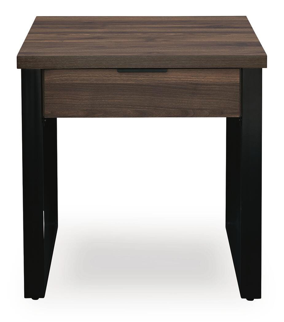 Wickman Falls Dark Brown End Table