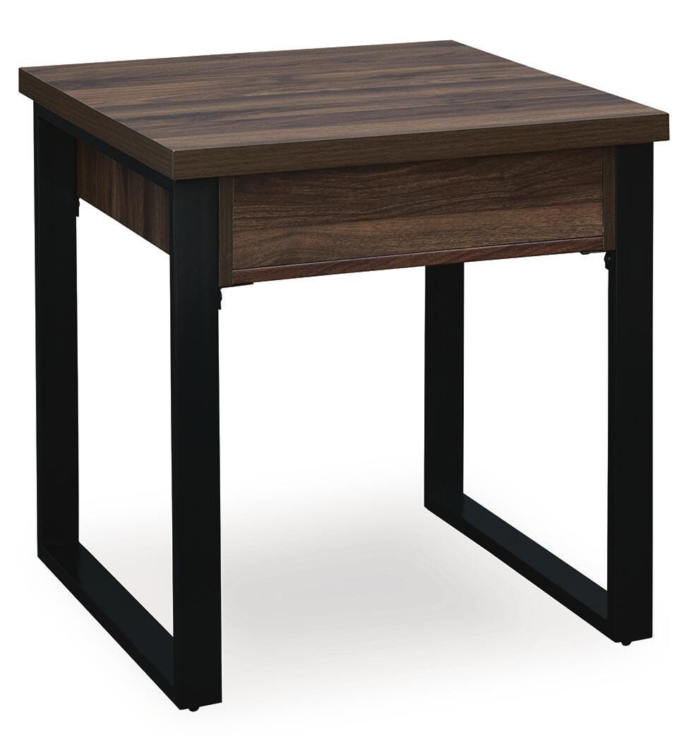 Wickman Falls Dark Brown End Table