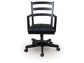 Wildenauer Black Home Office Swivel Desk Chair