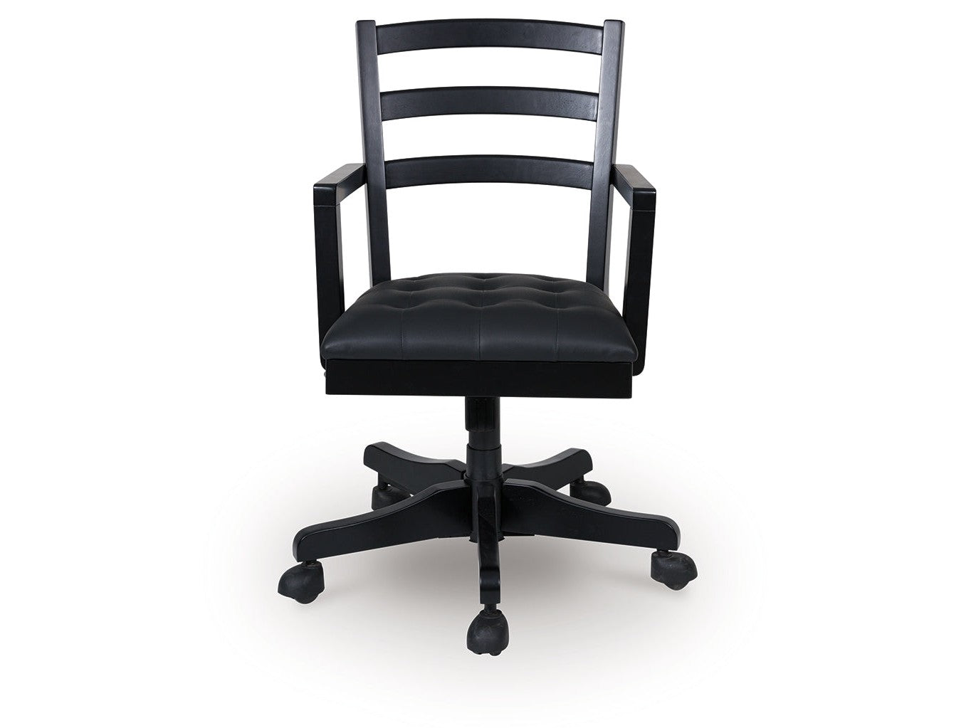 Wildenauer Black Home Office Swivel Desk Chair