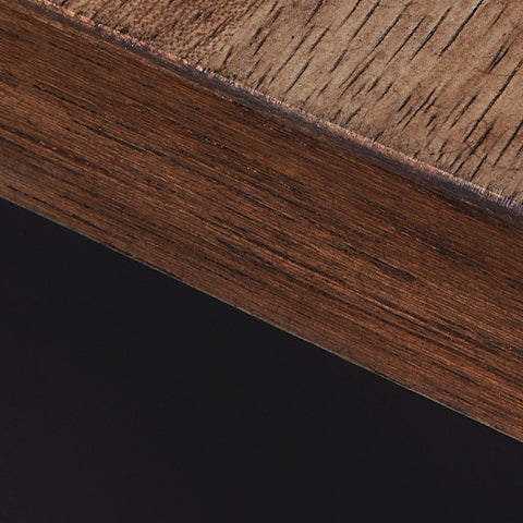 Wildenauer /Black 76" TV Stand, Brown