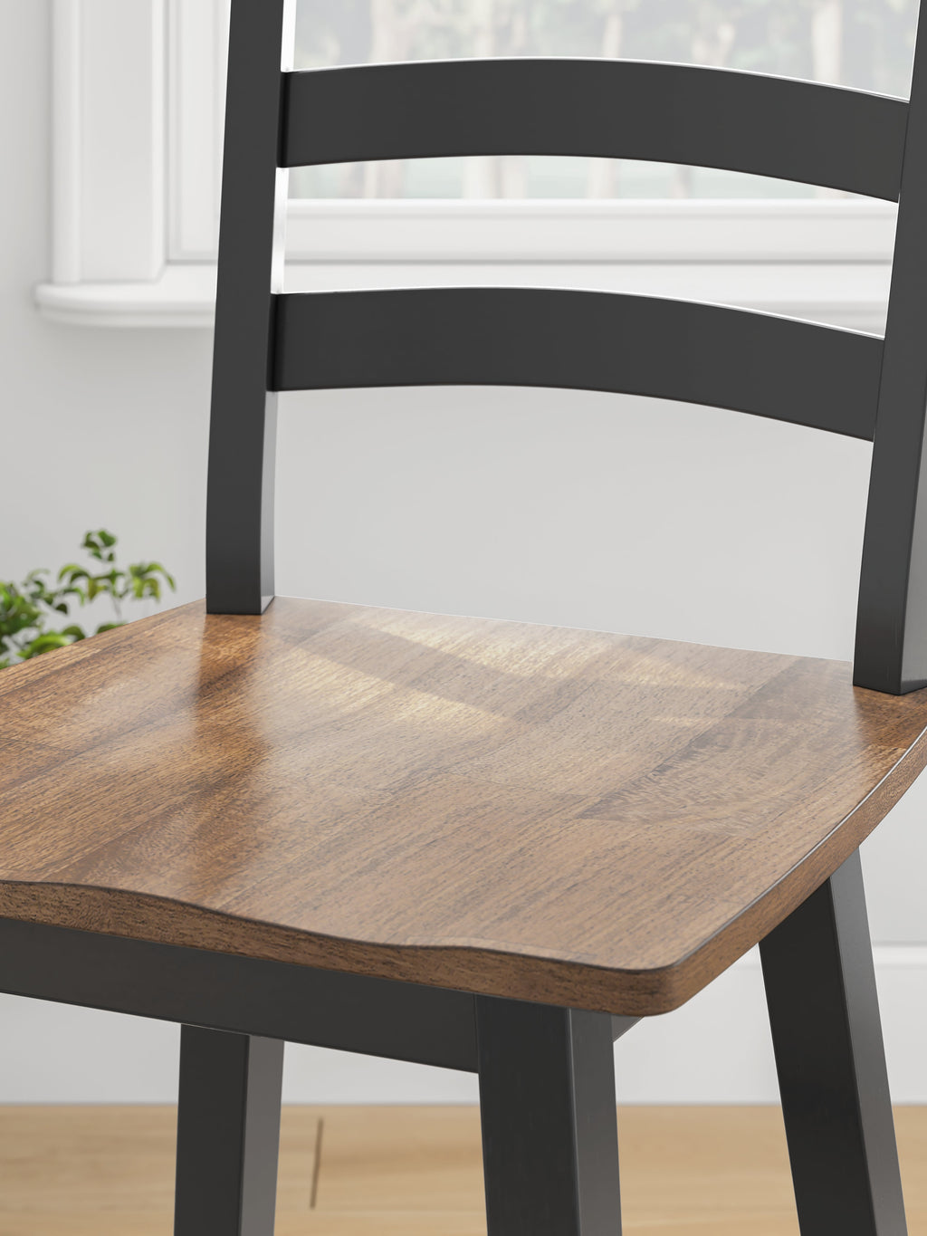 Wildenauer Brown/Black Bar Table and 2 Barstools