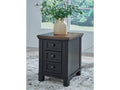 Wildenauer Brown/Black Chair Side End Table