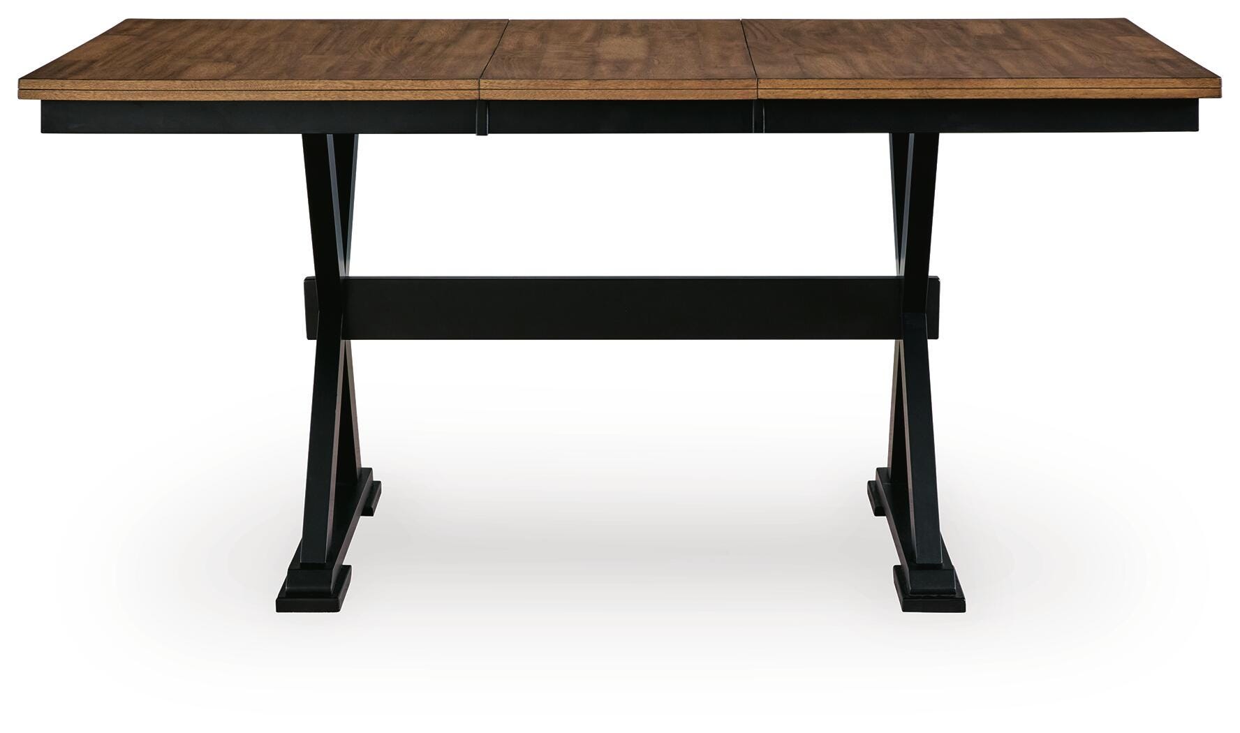 Wildenauer Brown/Black Counter Height Butterfly Extension Table