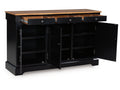 Wildenauer Brown/Black Dining Room Buffet